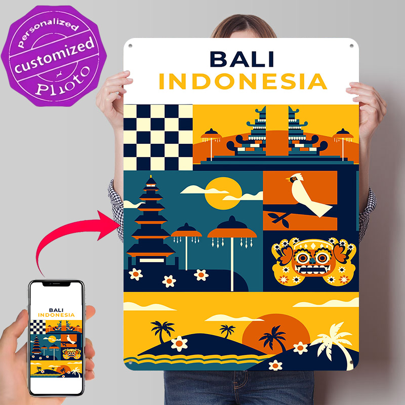 3D Printing Indonesia - Bali Indonesia Travel 3D Texture Printed