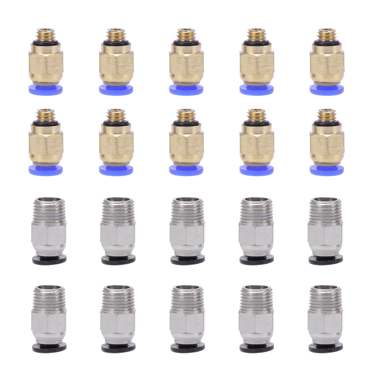 3D Printer Extruder - 20Pcs Pc4 M10 Pneumatic Push Connector