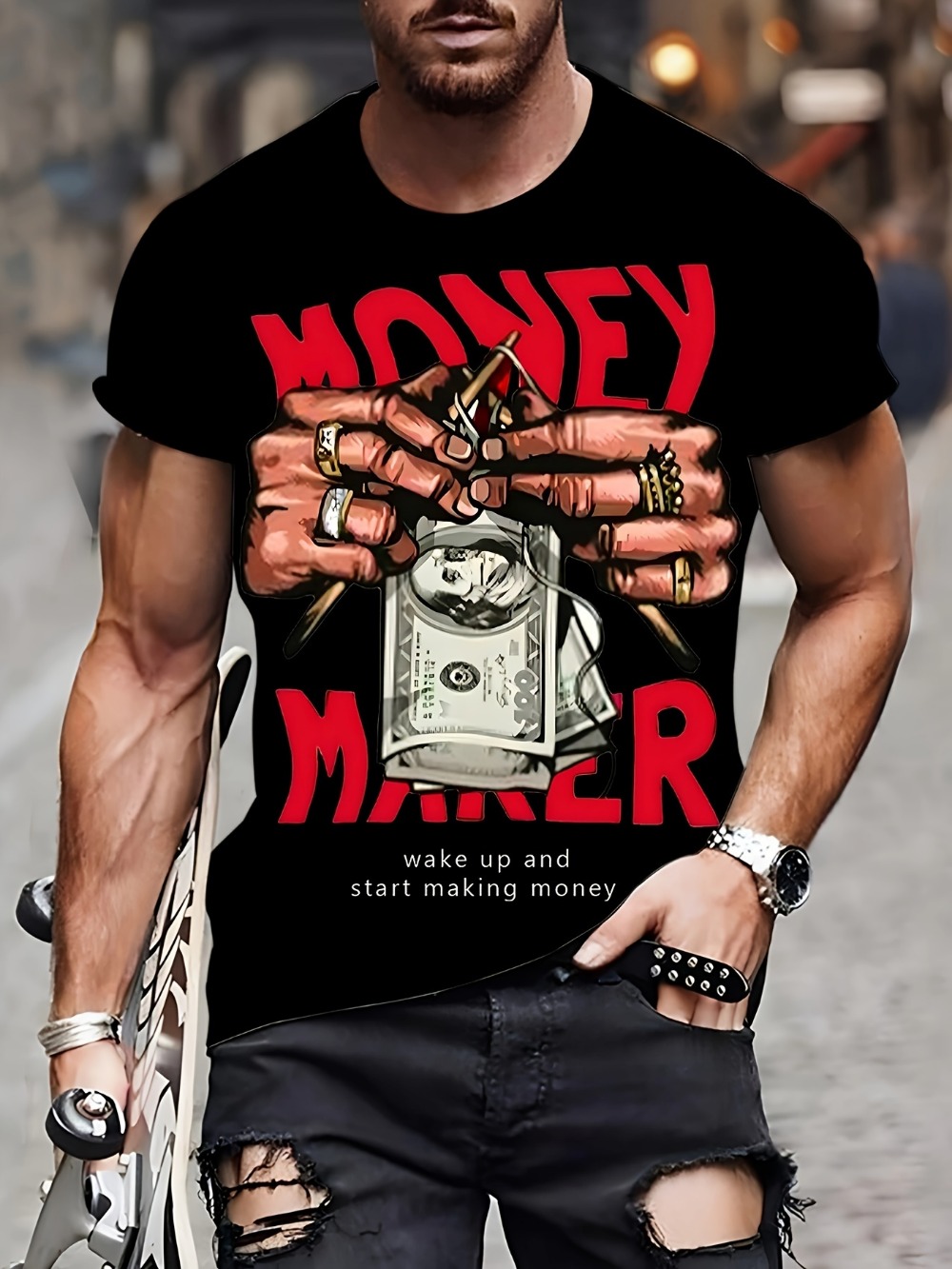 3D Printing Maket - Hip-hop Patterns of Money-making in American