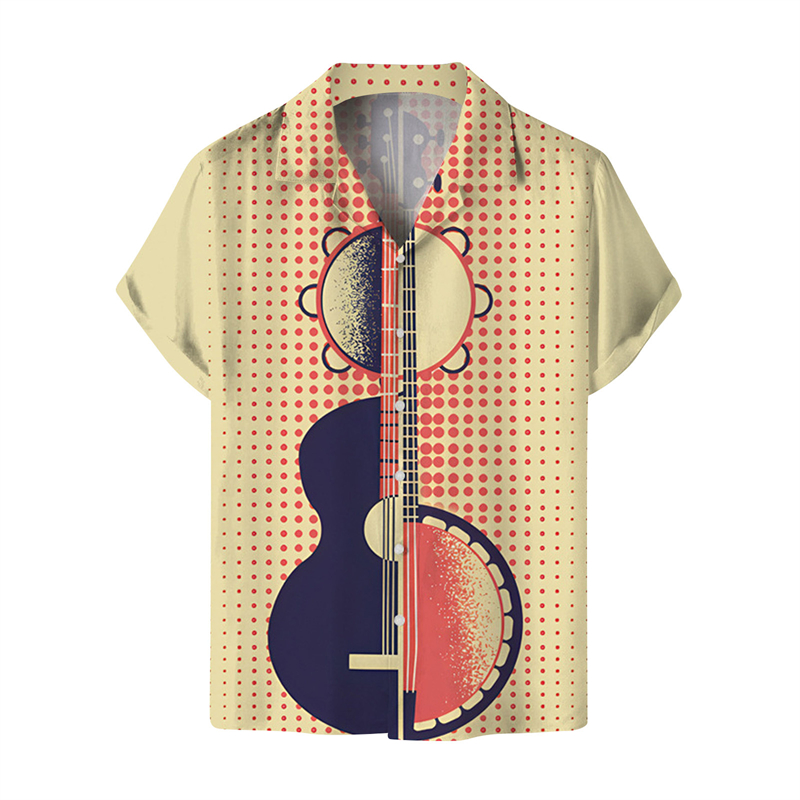 Shirts For Men Music Guitar Pr - 3D Printing Guitar ulasan dan harga