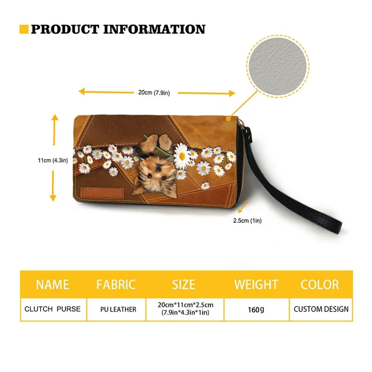 Wallet Female Lovely Shih Tzu  - 3D Printing Yorkshire ulasan dan harga