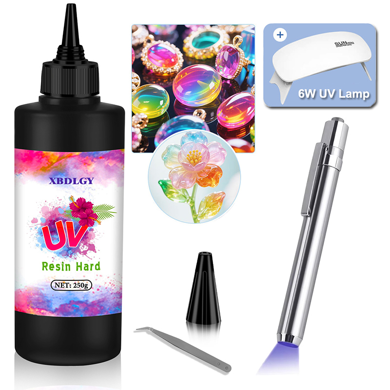 200g/250g/500g UV Resin Hard G - Resin Curing Station ulasan dan harga