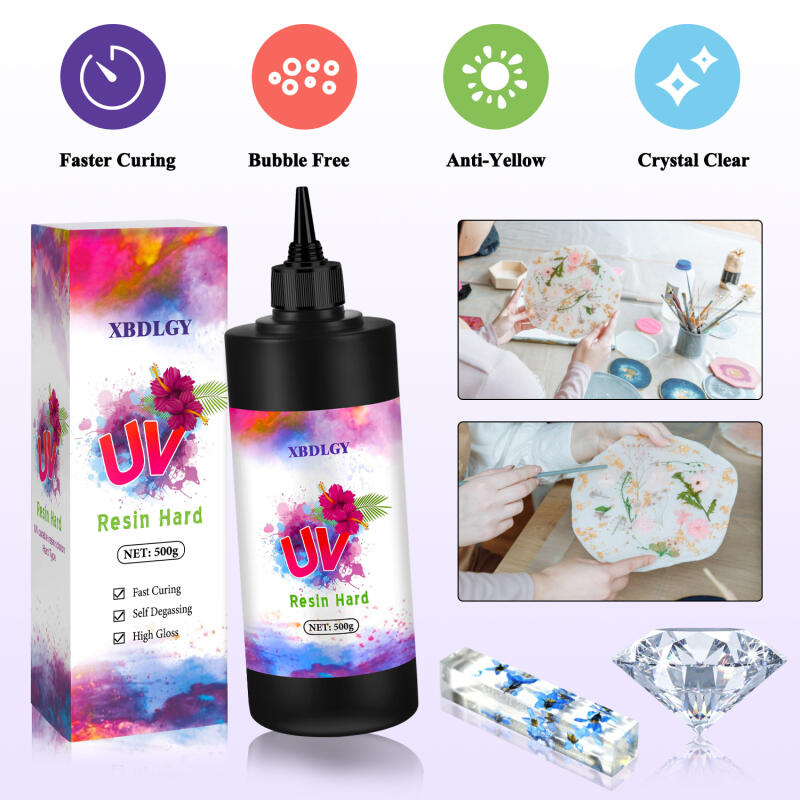 200g/250g/500g UV Resin Hard G - Resin Curing Station ulasan dan harga