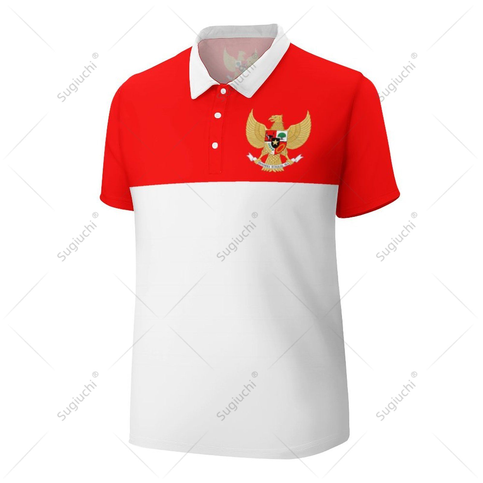 Unisex Polo Shirt Indonesia Fl - 3D Printing Indonesia ulasan dan harga