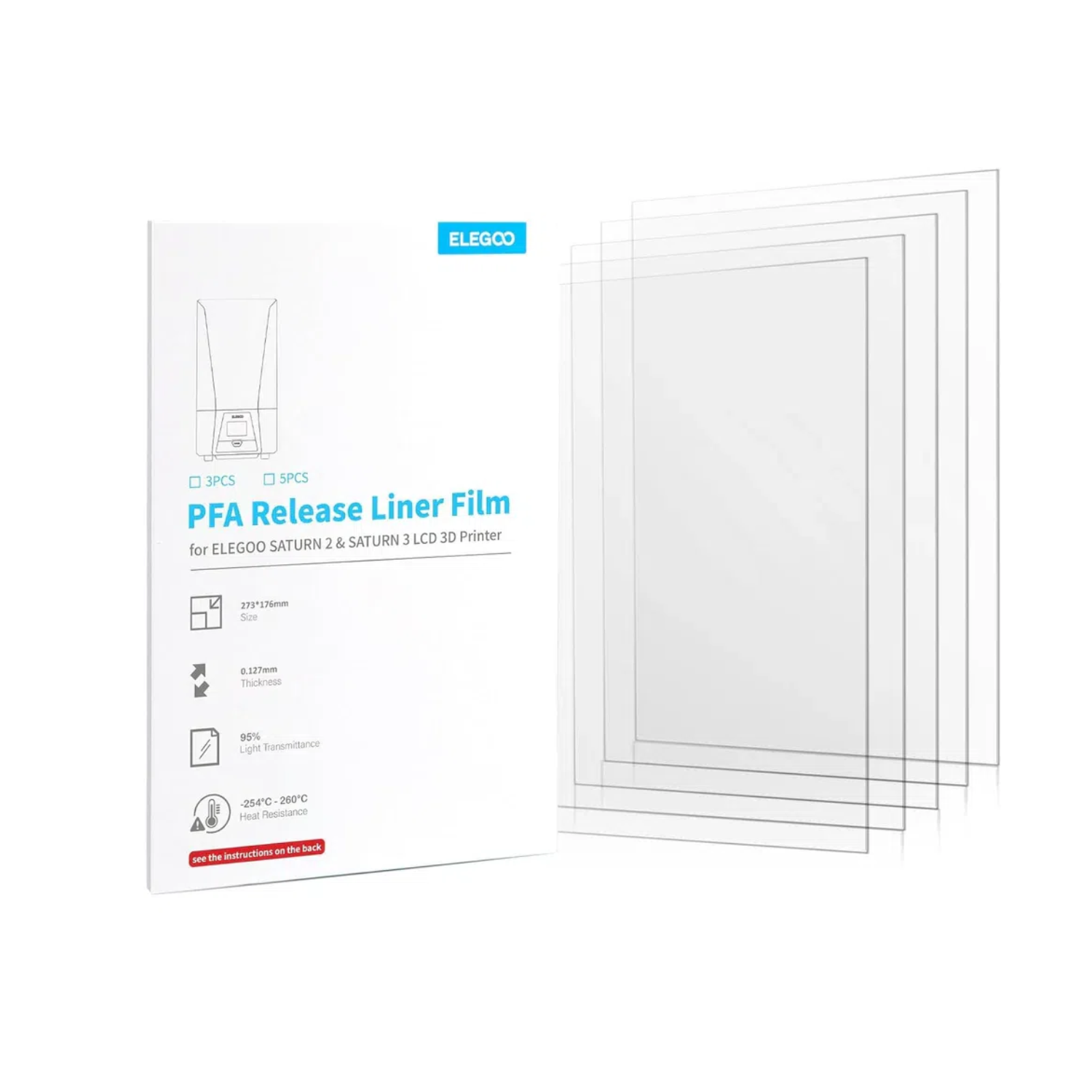 Film for ELEGOO PFA Release Li - 3D Printer Resin ulasan dan harga