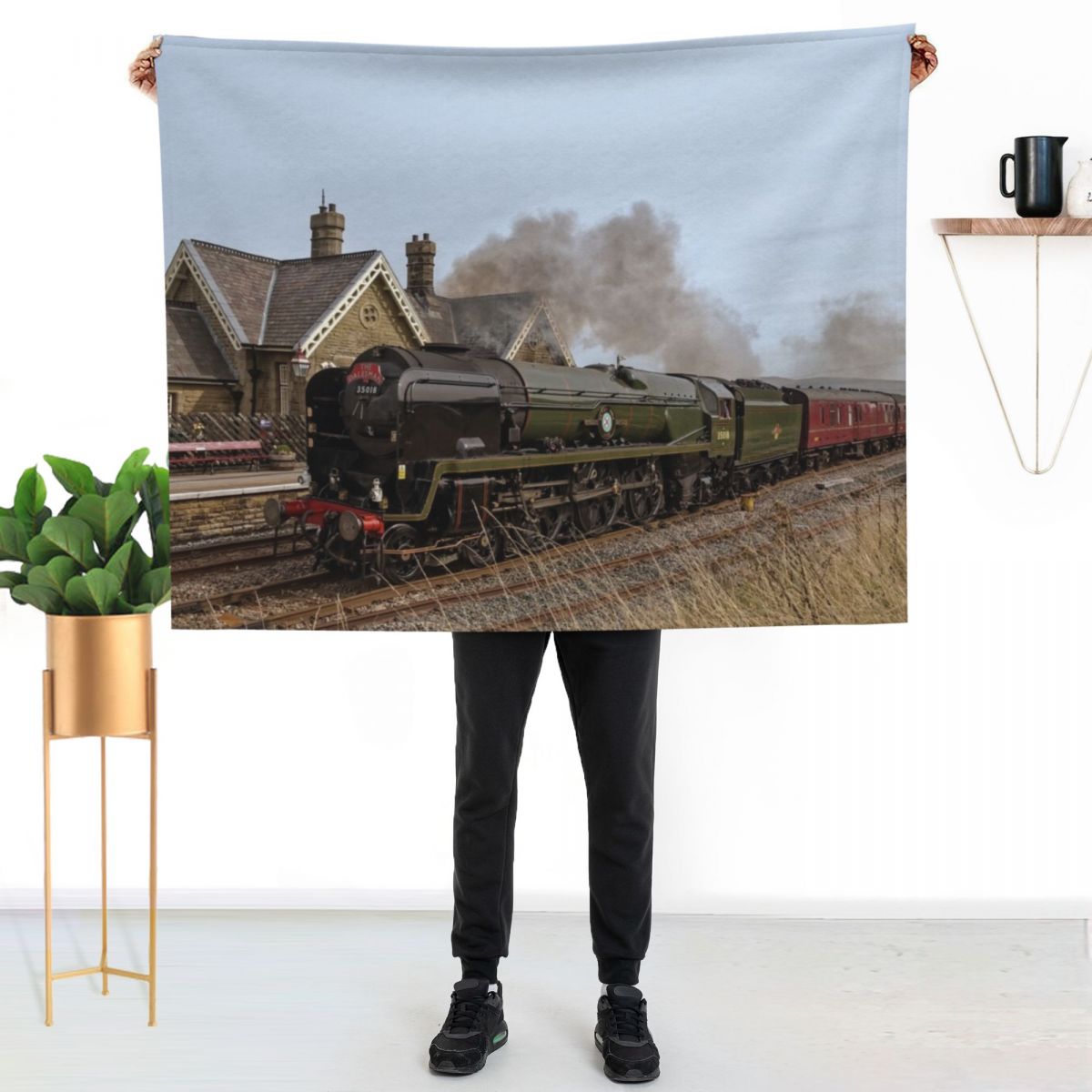 Steam train over Yorkshire moo - 3D Printing Yorkshire ulasan dan harga