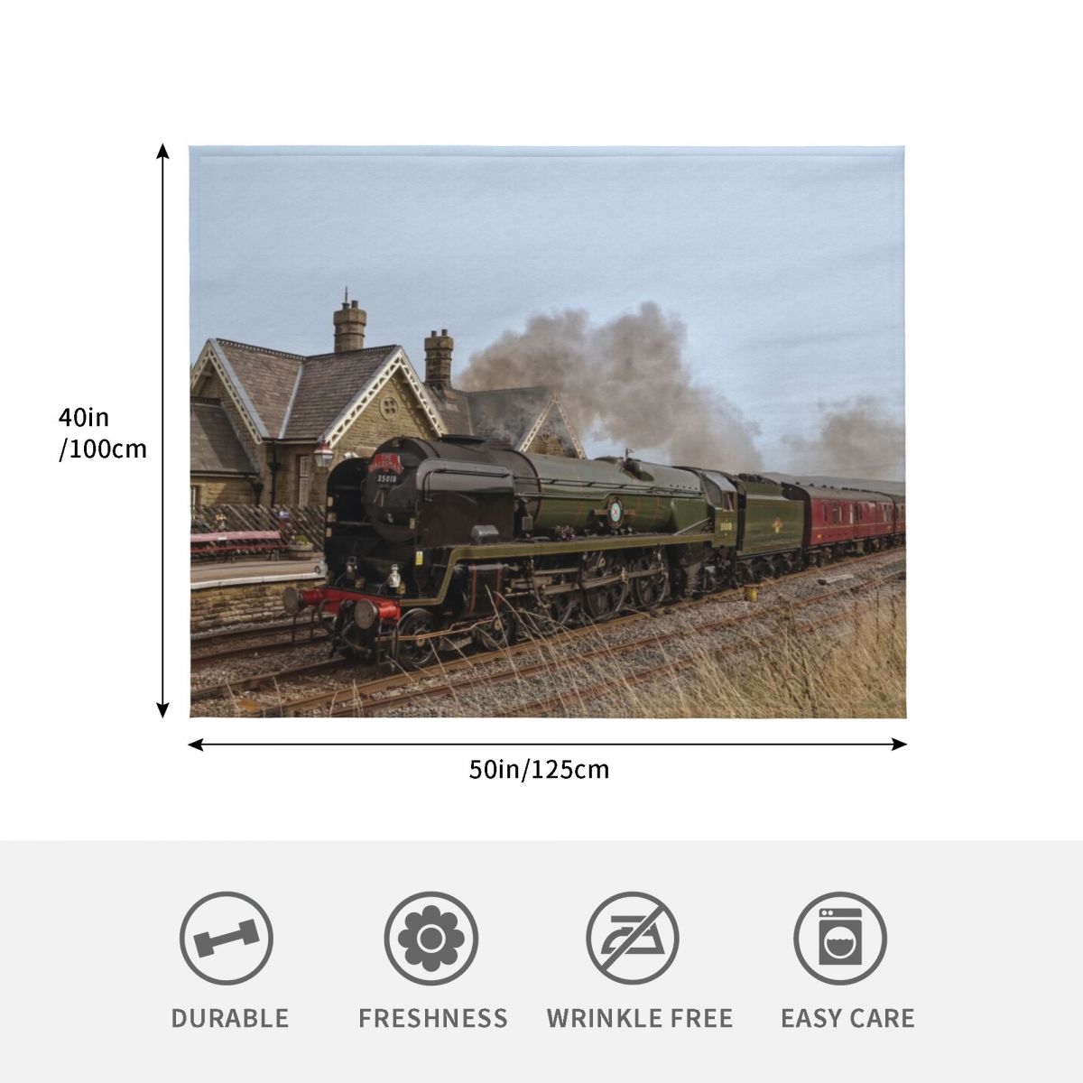 Steam train over Yorkshire moo - 3D Printing Yorkshire ulasan dan harga