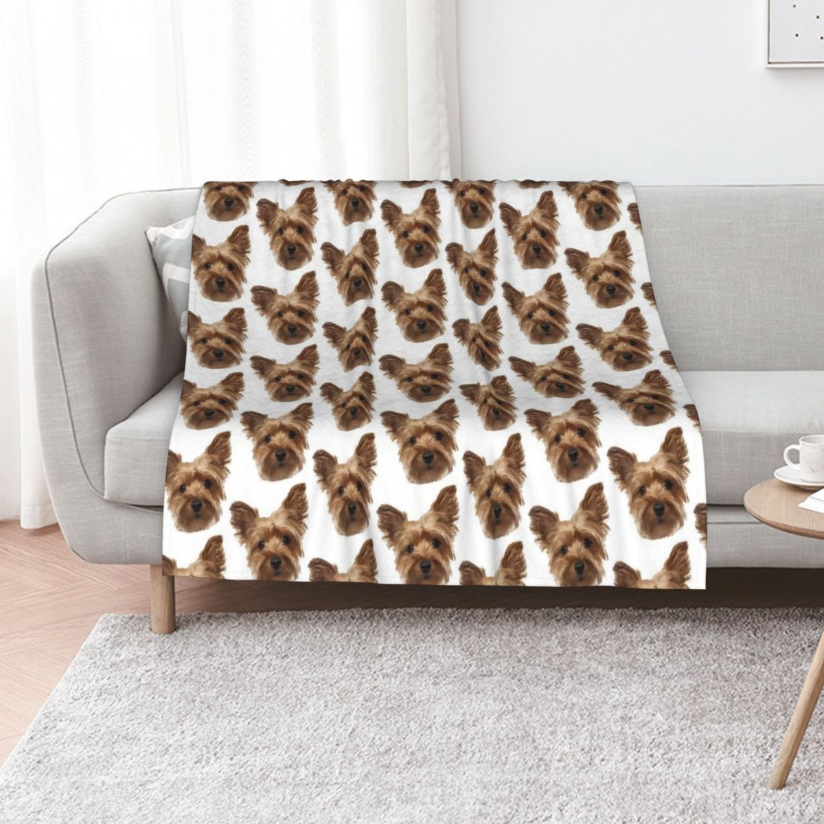 Yorkshire Terrier Throw Blanke - 3D Printing Yorkshire ulasan dan harga