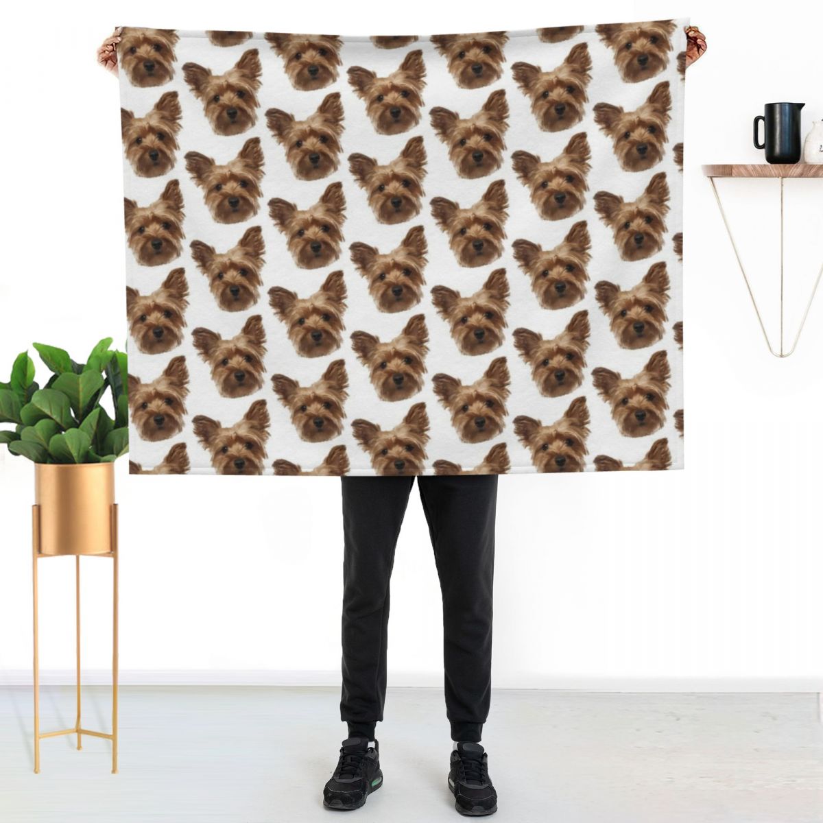 Yorkshire Terrier Throw Blanke - 3D Printing Yorkshire ulasan dan harga