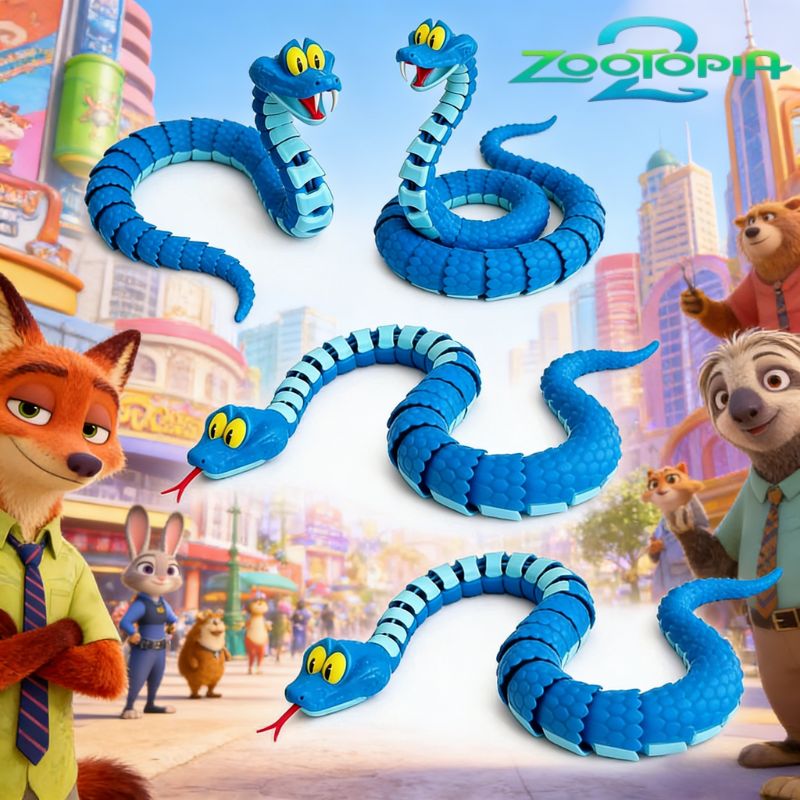 30cmGareth Snake: Joint simula - 3D Printing Joint ulasan dan harga