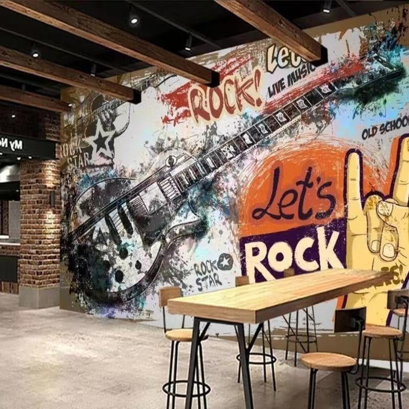 Custom murals European America - 3D Printing Guitar ulasan dan harga