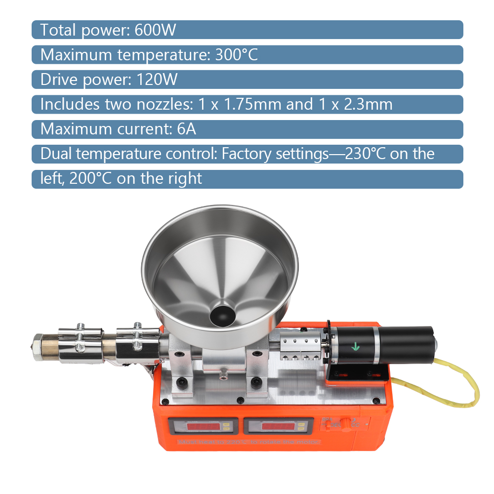 Desktop Lab Small Single Screw - 3D Printer Extruder ulasan dan harga