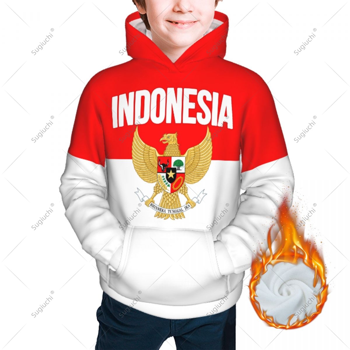 Unisex 3D Youth Hoodie Indones - 3D Printing Indonesia ulasan dan harga