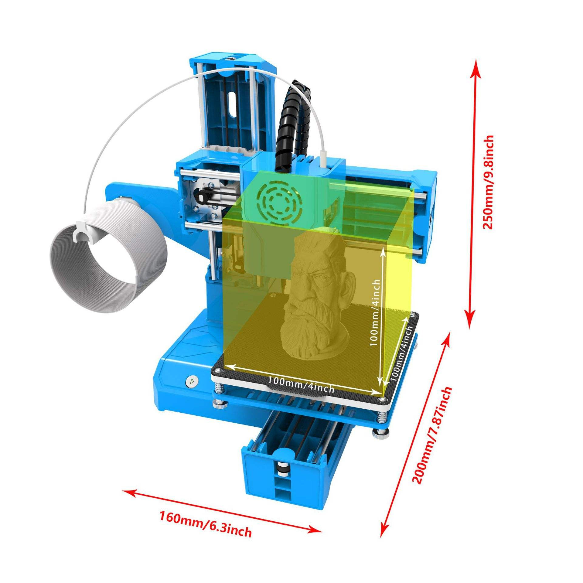 New K9 Modular Portable 3D Pri - 3D Printing Software ulasan dan harga