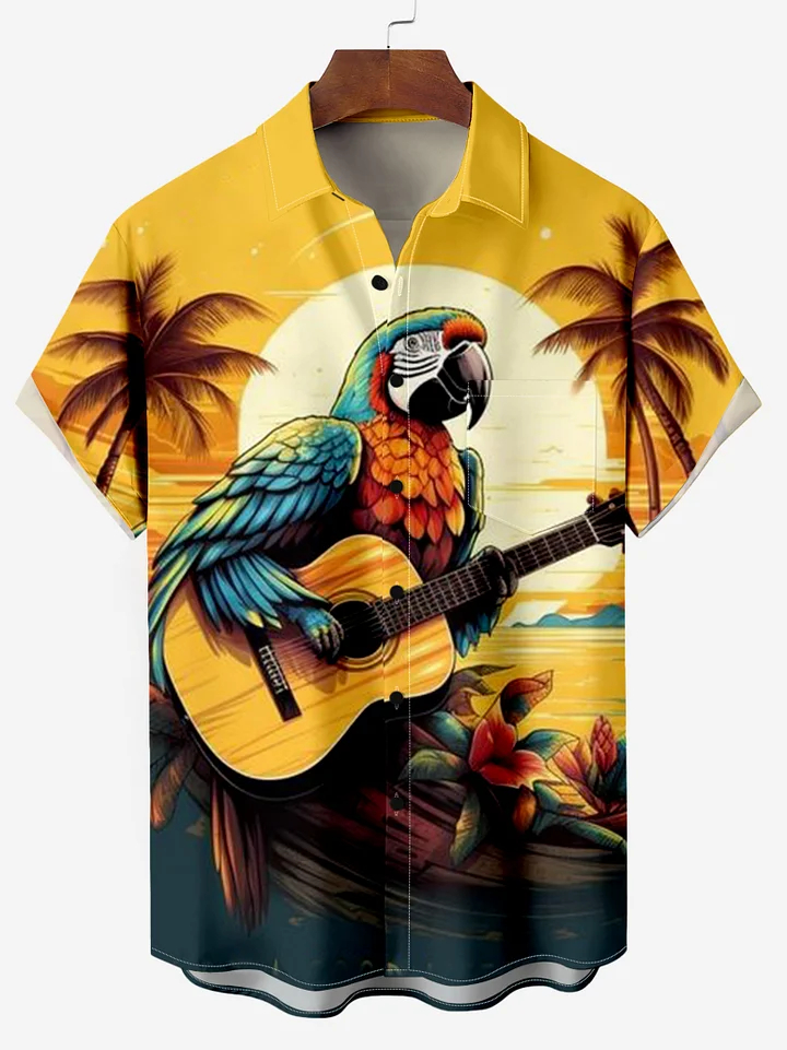 Attractive Parrot Men's Guitar - 3D Printing Guitar ulasan dan harga