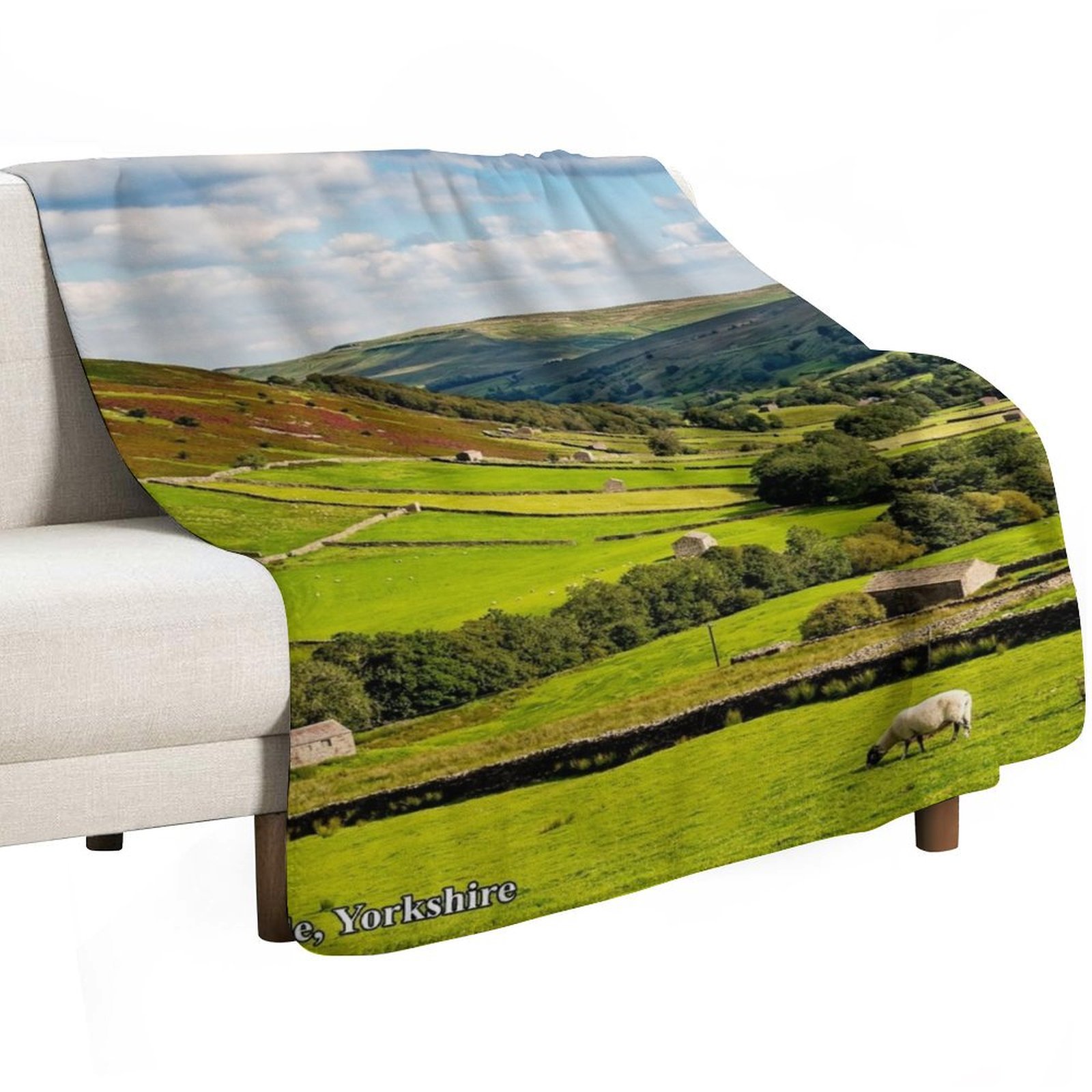 Yorkshire Dales Throw Blanket  - 3D Printing Yorkshire ulasan dan harga