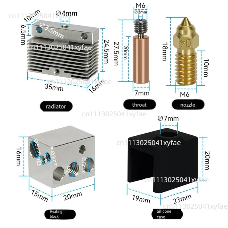 3D Printer Hot End Kit Heated  - 3D Printer Extruder ulasan dan harga