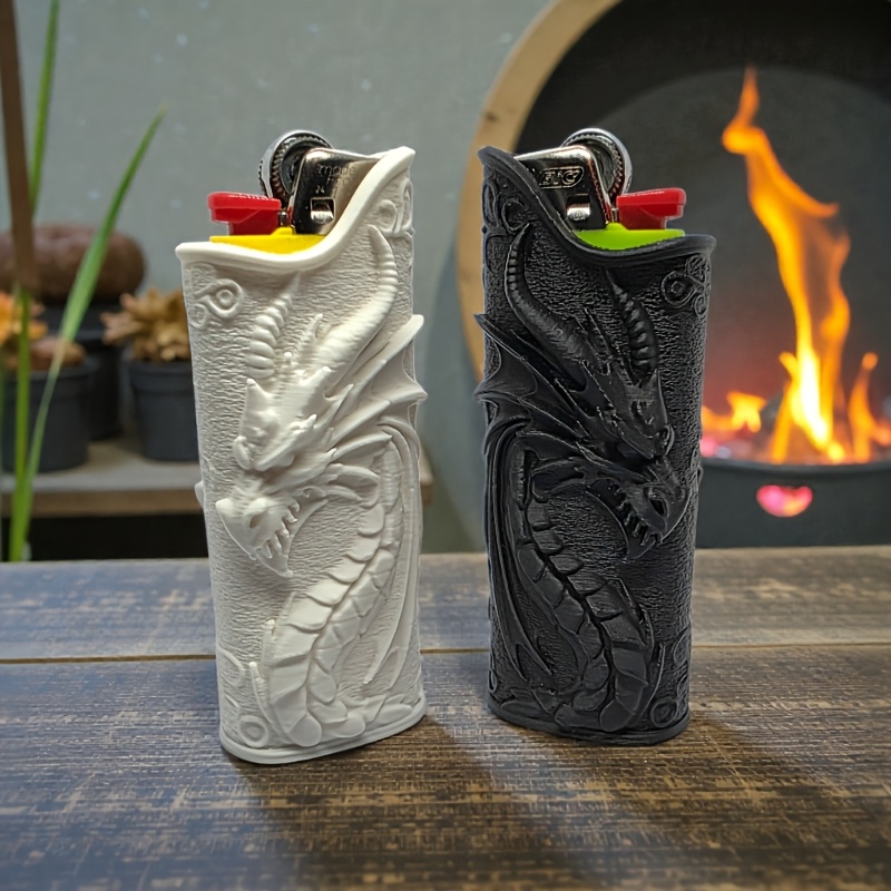 Gothic Embossed Dragon Lighter - 3D Printing Examples ulasan dan harga