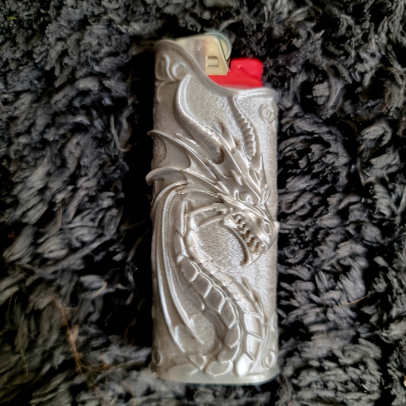Gothic Embossed Dragon Lighter - 3D Printing Examples ulasan dan harga