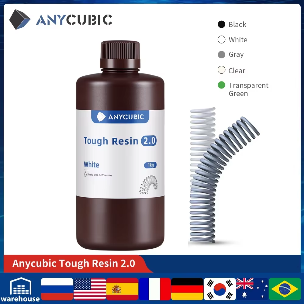 ANYCUBIC Flexible Tough Resin  - 3D Printing Dental ulasan dan harga