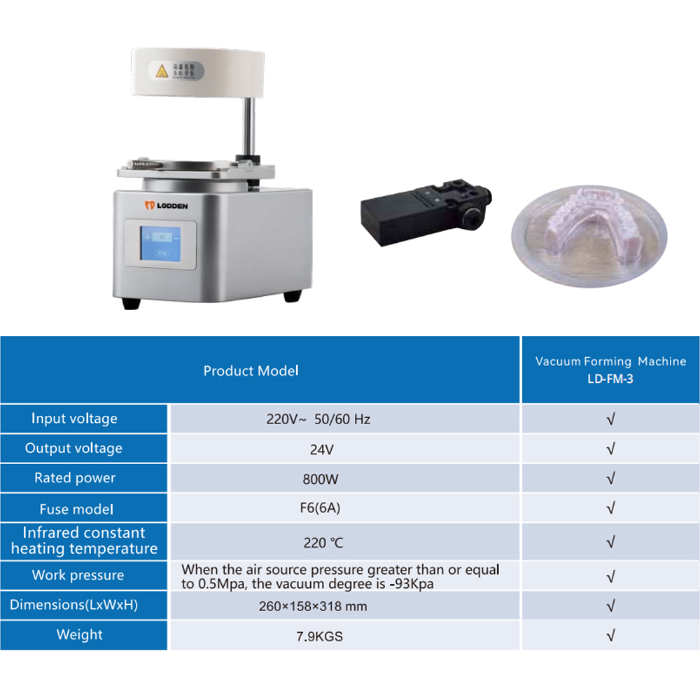 Lodden Dental Vacuum Forming M - Resin Curing Station ulasan dan harga