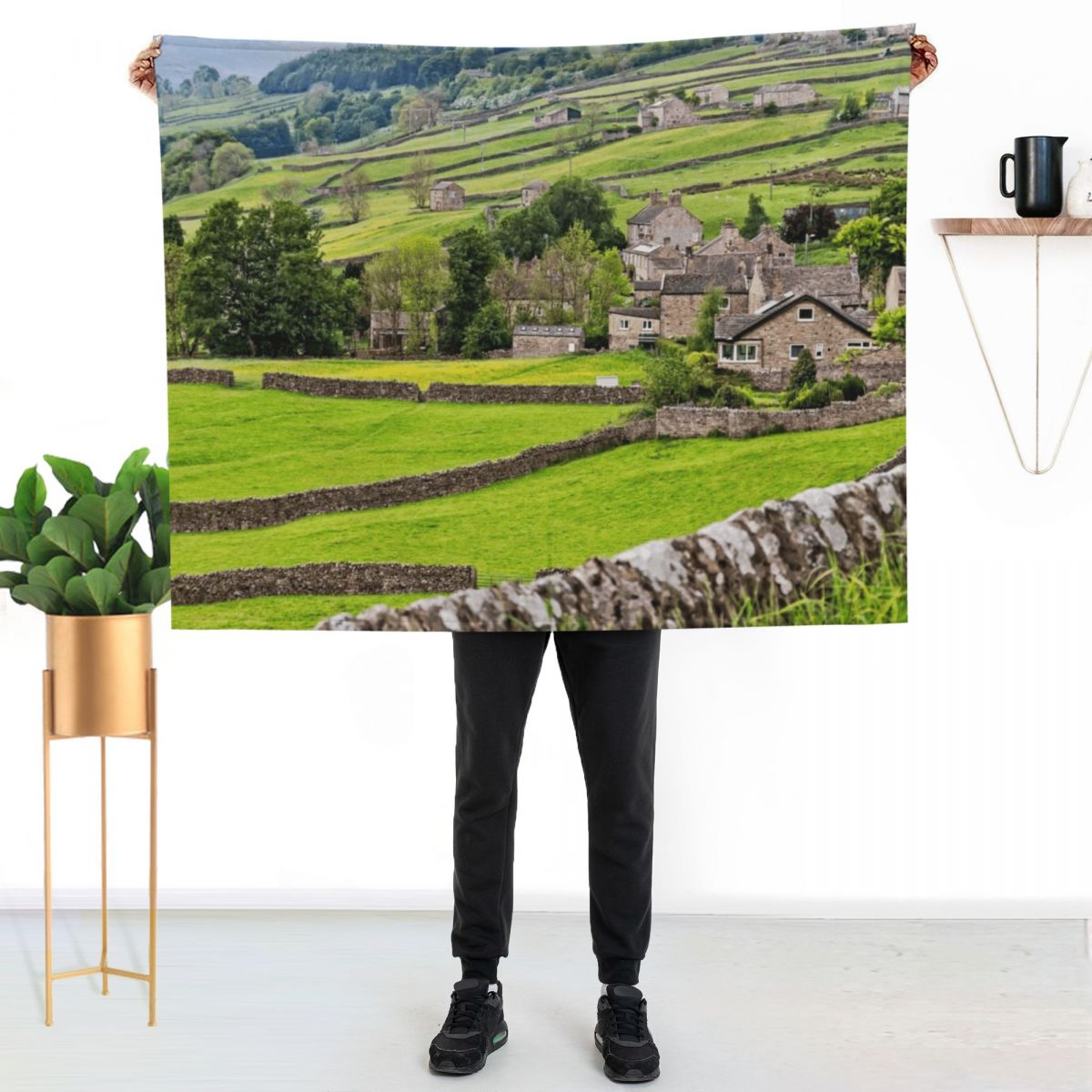 Gunnerside Yorkshire Throw Bla - 3D Printing Yorkshire ulasan dan harga