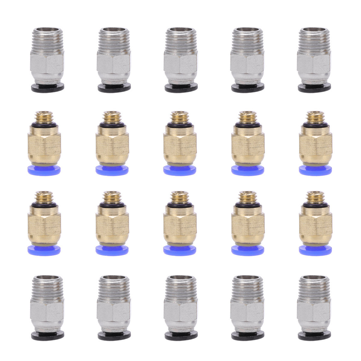 20Pcs Pc4 M10 Pneumatic Push C - 3D Printer Extruder ulasan dan harga