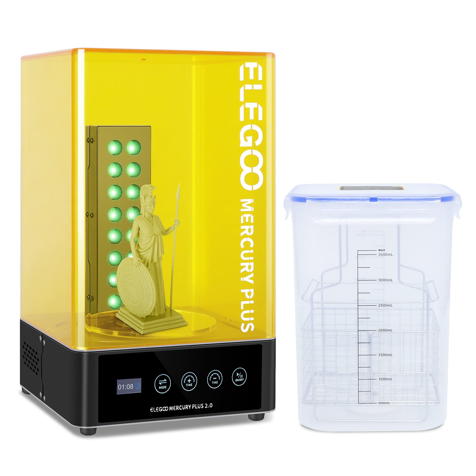 ELEGOO   Plus 2.0 Wash and Cur - Resin Curing Station ulasan dan harga
