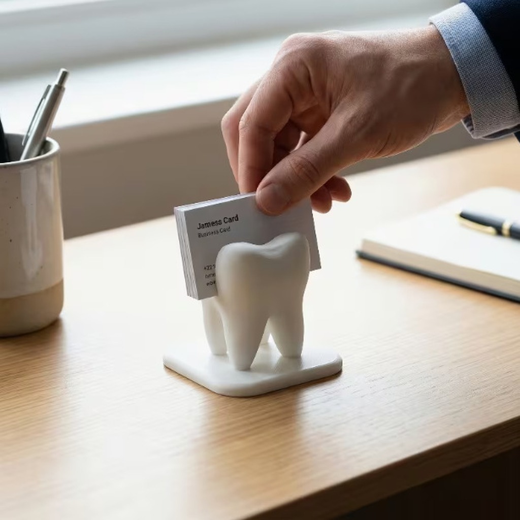 3d Printed White Tooth Shaped  - 3D Printing Dental ulasan dan harga