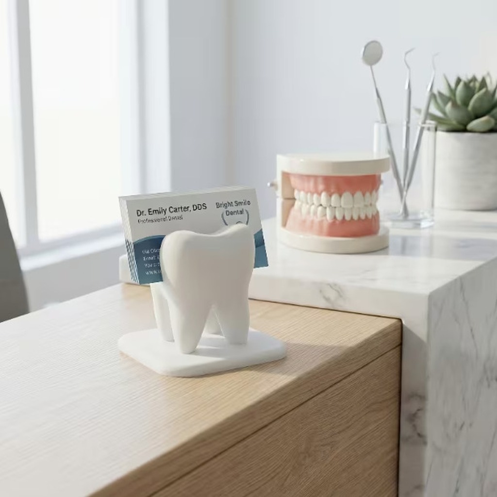3d Printed White Tooth Shaped  - 3D Printing Dental ulasan dan harga