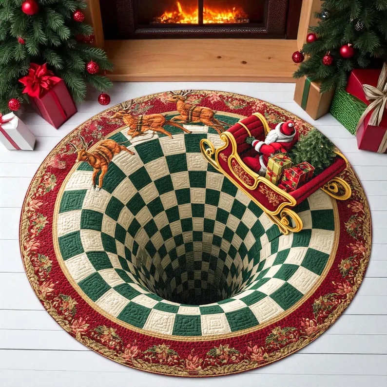 3D Vortex Santa Claus Riding o - 3D Printing Tablet ulasan dan harga