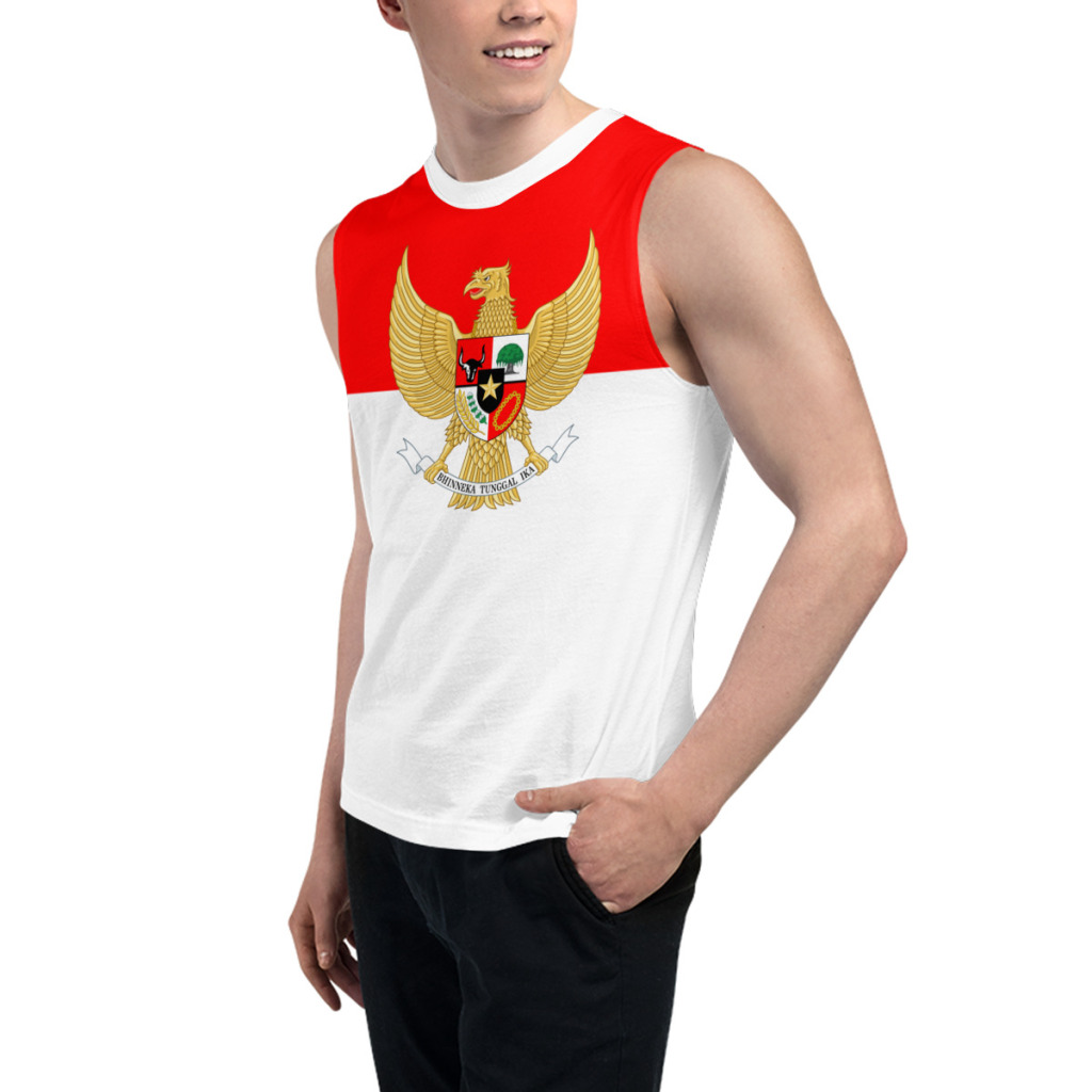 Sleeveless T-shirt Indonesia F - 3D Printing Indonesia ulasan dan harga