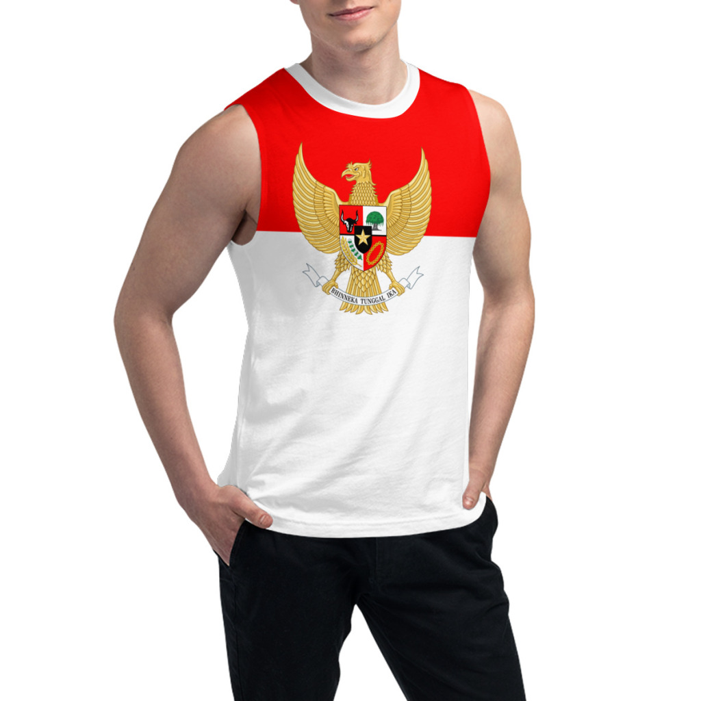 Sleeveless T-shirt Indonesia F - 3D Printing Indonesia ulasan dan harga