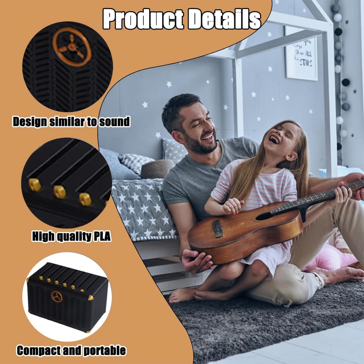 Guitar Pick Holder, 3D Printed - 3D Printing Guitar ulasan dan harga