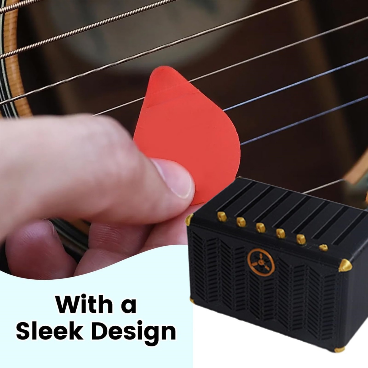 Guitar Pick Holder, 3D Printed - 3D Printing Guitar ulasan dan harga