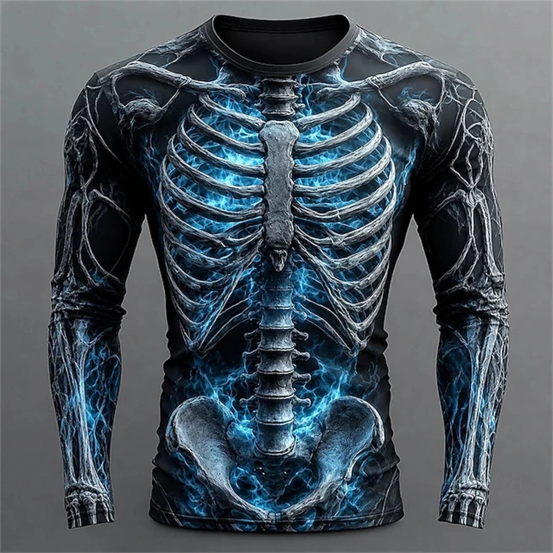 New Men's Long-Sleeve T-Shirt  - 3D Printing Guitar ulasan dan harga