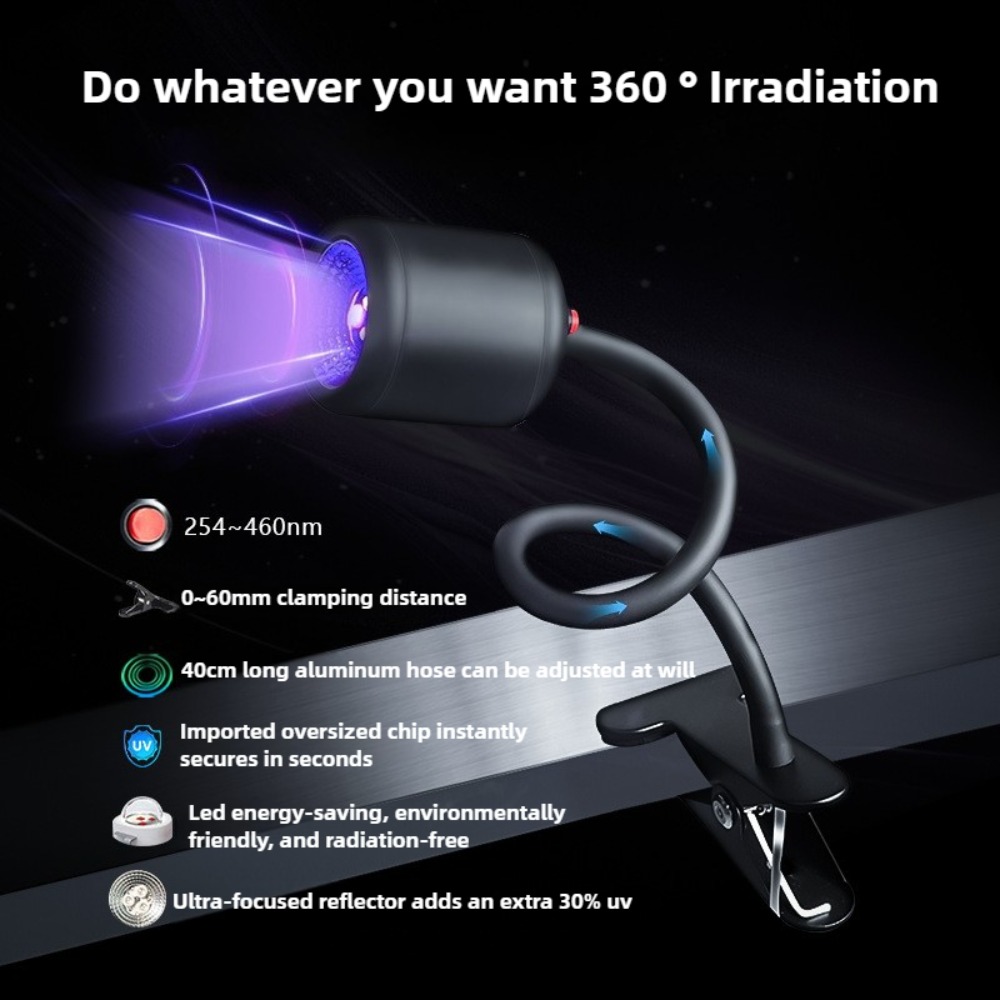 Handheld Clamp UV Curing Lamp  - 3D Printer Resin ulasan dan harga