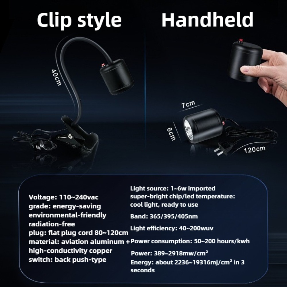 Handheld Clamp UV Curing Lamp  - 3D Printer Resin ulasan dan harga