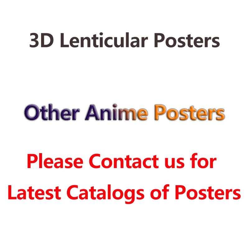 Anime 3D Lenticular Posters Fl - 3D Printing Examples ulasan dan harga