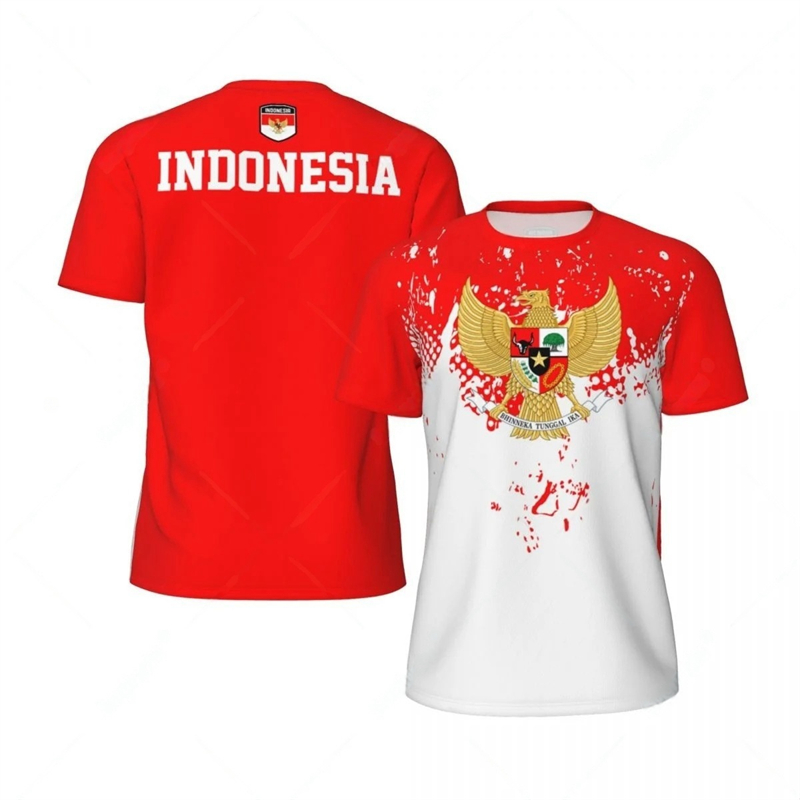 Fashion Indonesia Flag Footbal - 3D Printing Indonesia ulasan dan harga