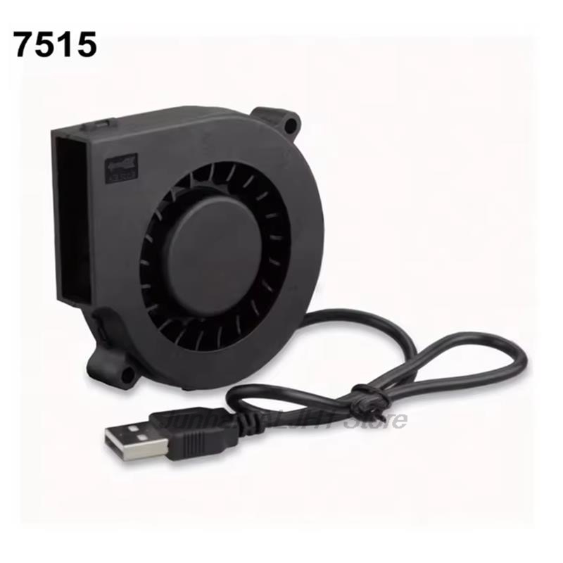 1/2/5pcs 75mm USB Fan Cooling  - 3D Printer Extruder ulasan dan harga
